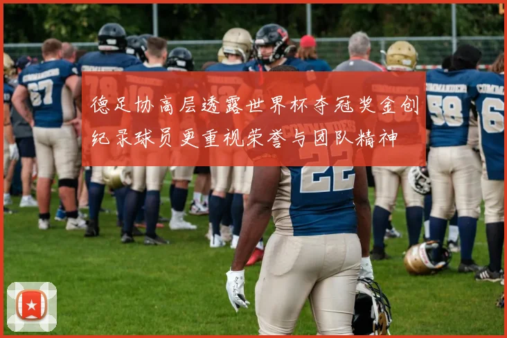 德足协高层透露世界杯夺冠奖金创纪录球员更重视荣誉与团队精神